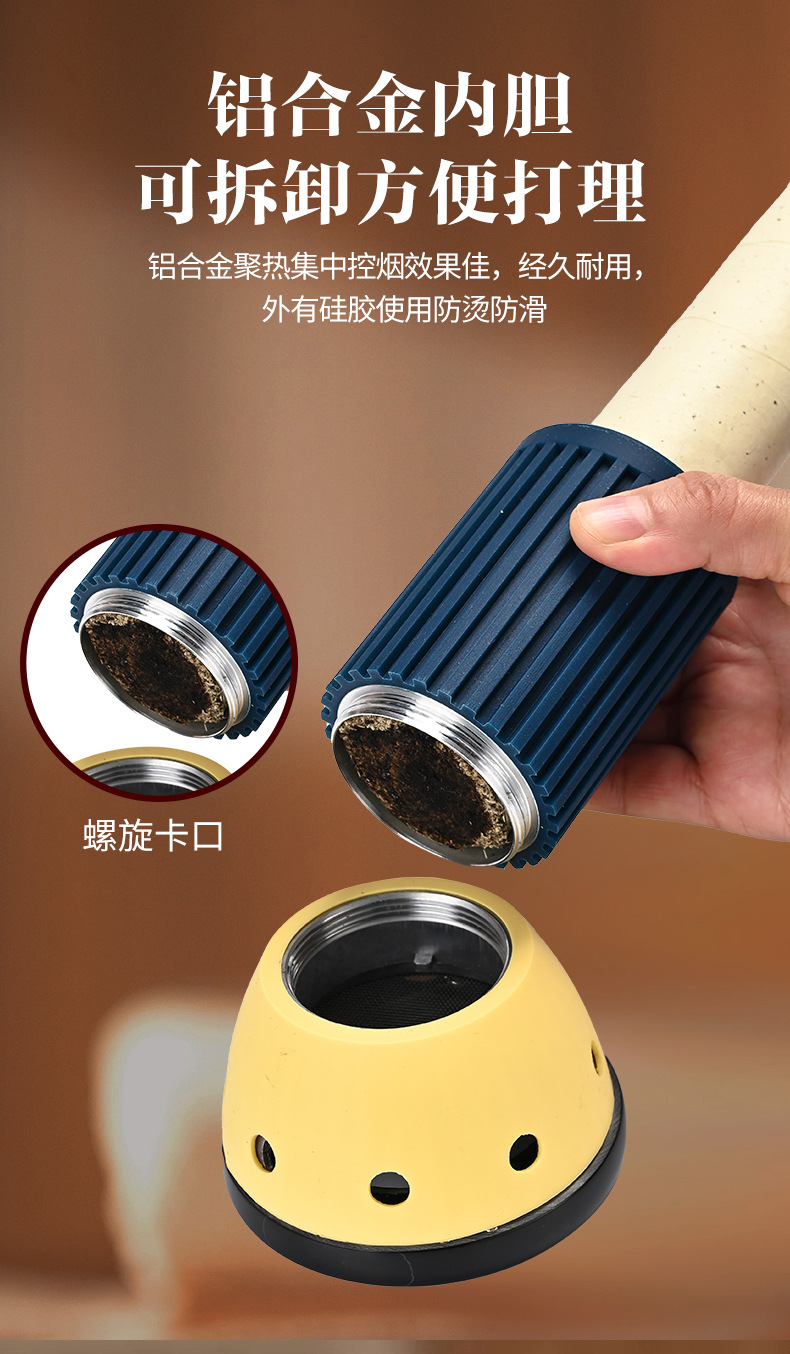 4cm Bian Stone Moxa Jar Moxibustion Tube Smoke Control Ring Home Gua Sha Warm Moxa Tool Set quality and texture