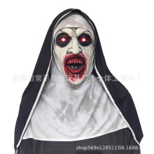 万圣节new nunmask鬼节恐怖电影 招魂2 修女面具惊束女鬼脸头套
