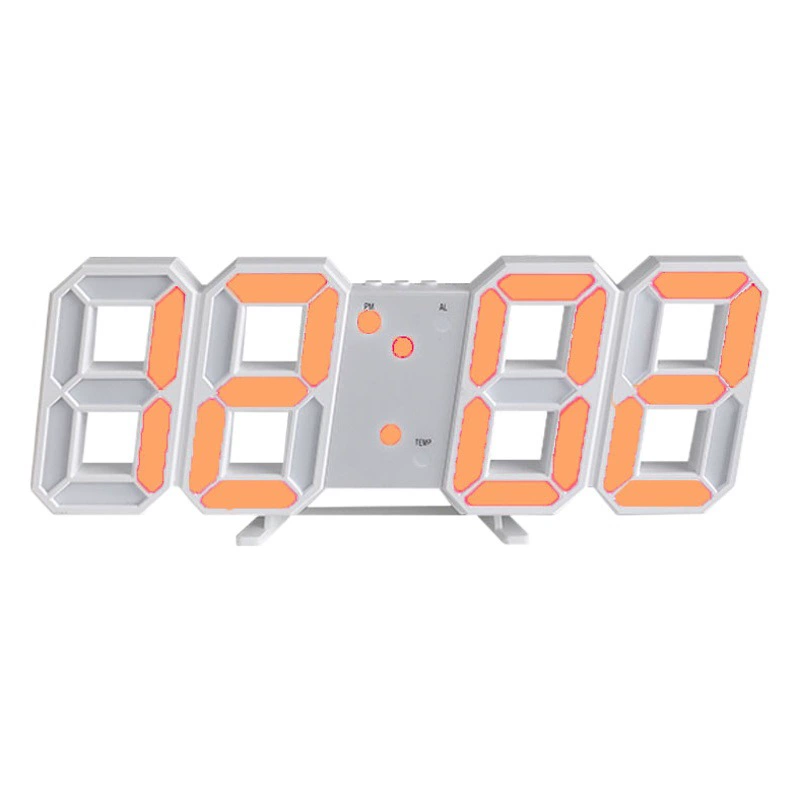 Взрывы Смарт 3D цифровые часы будильник цифровые настенные часы светодиодный электронный подарок будильник большие часы температура часы