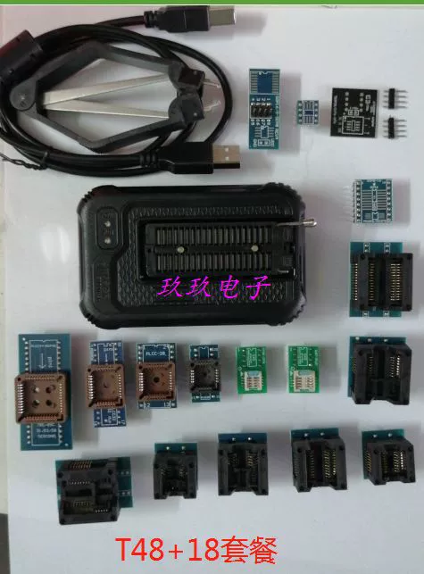 T48 high -speed USB programmer emmc SPI NAND NOR single -chip microcomputer motherboard BIOS
