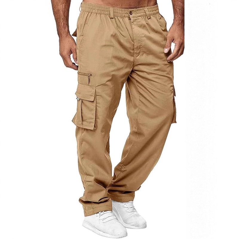 Amazon's Hottest Men's Casual Cargo Pants Sports Jogging Pants Hiking Multi-Color Multi-Pocket Tactical Pants