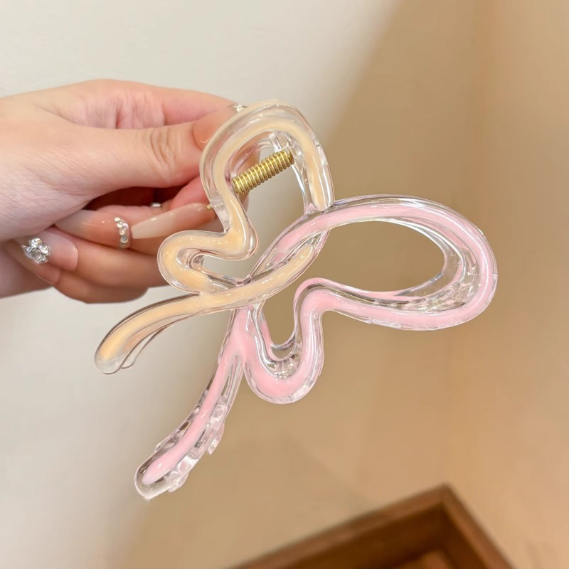 Clip de agarre simple de verano, volumen de cabello de alta calidad, clip de tiburón, horquilla grande, horquilla, nuevo cabello femenino, tocado 2024