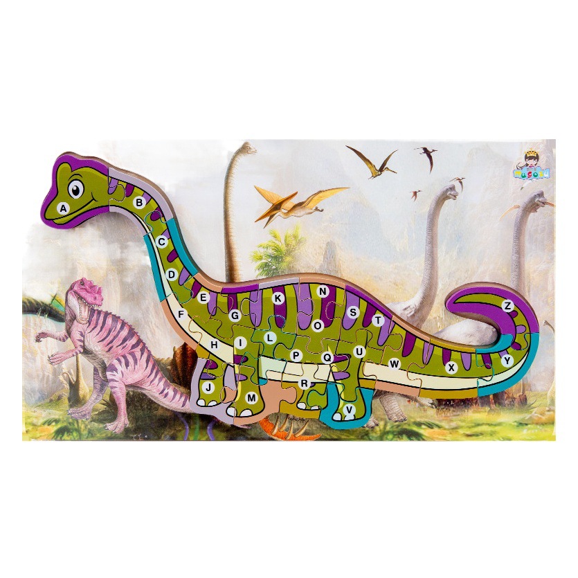 De los niños 3D dinosaurio rompecabezas de madera 3 Niños 4 juguetes 5 bebé 6 años educación temprana inteligencia desarrollo cerebro