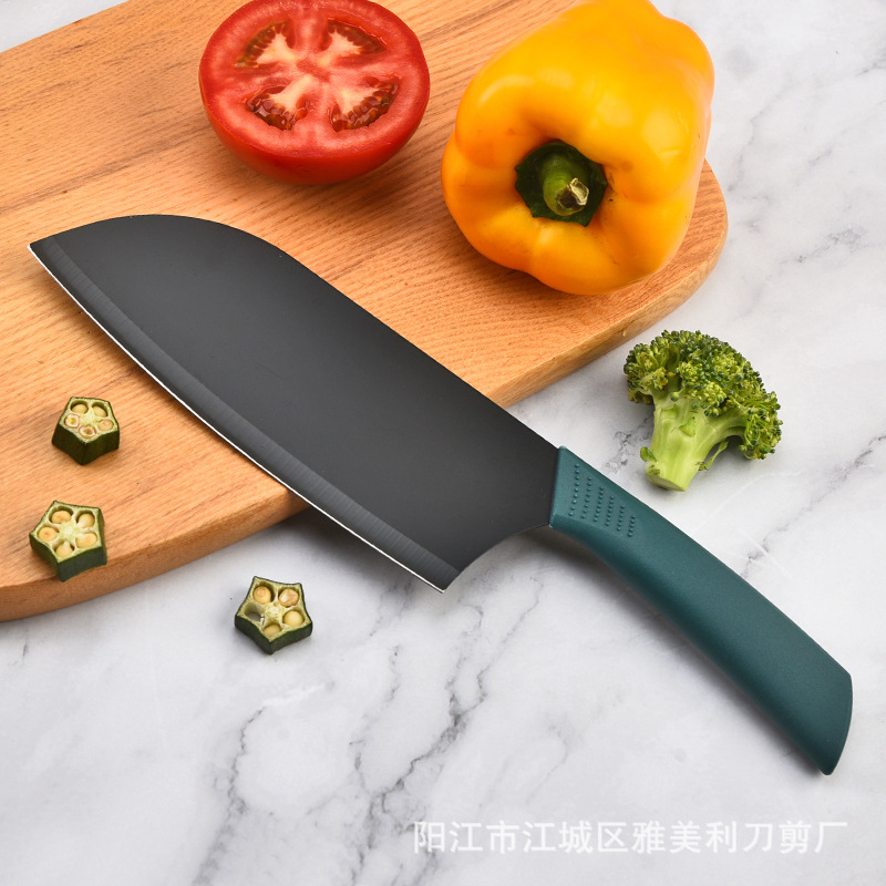 Household Kitchen Knife Lightweight Sharp Women's Knife Kitchen Cutting Vegetables and Meat Cutting Stainless Steel Multifunctional Knives