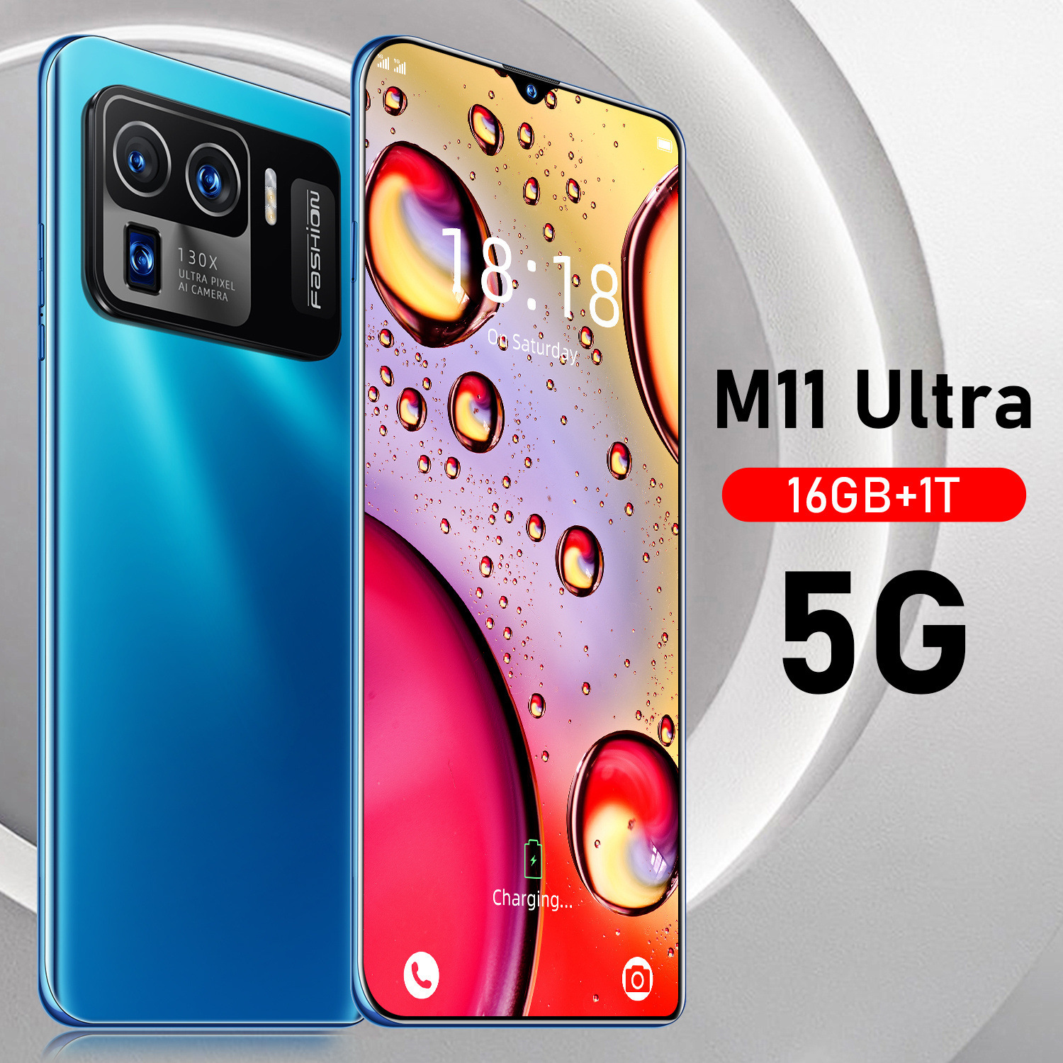 M11Ultra新款跨境6.1英寸爆款5G安卓智能手机 大屏幕工厂现货代发