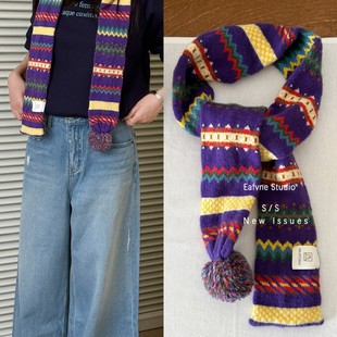 ���Ÿ�Vintage������ɫ���ŗl�yë������̿��ﶬ��ů����Ů�Ứ