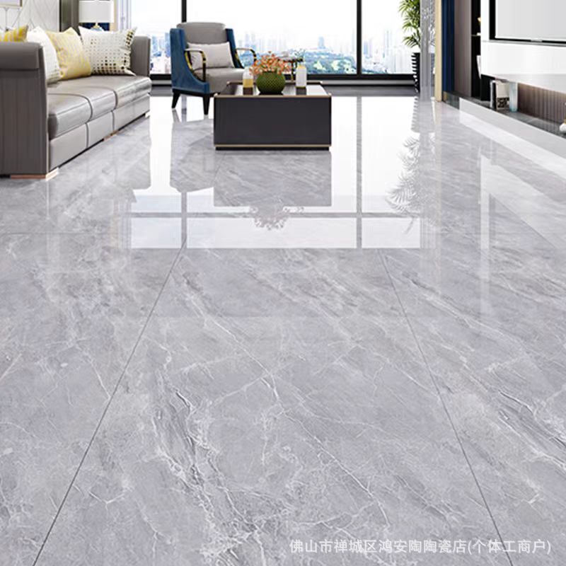 Guangdong Foshan Ceramic Tiles 750X1500 Full-Body Glossy Marble Tiles Floor Tiles Living Room Dining Room Bedroom Floor Tiles
