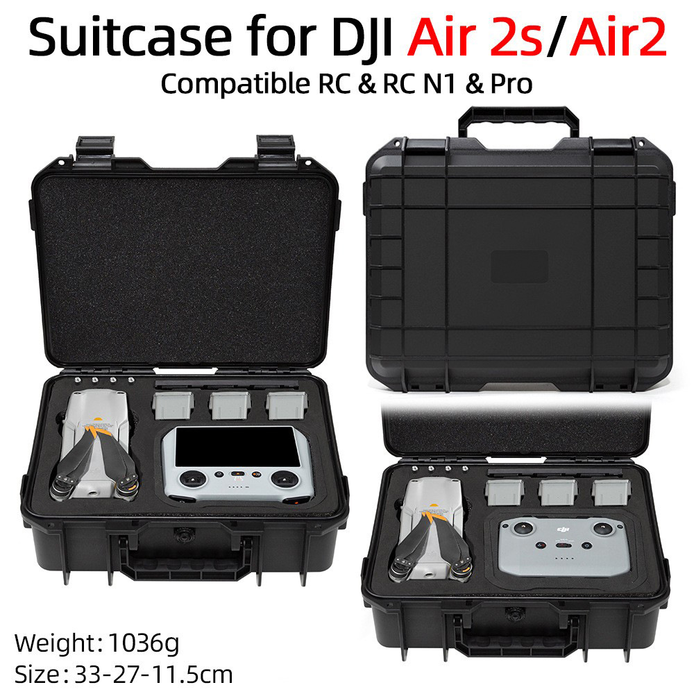 Aplicable Dajiang air2s Paquete de almacenamiento aire 2s anti-explosión caja DJI 2s con caja de almacenamiento de pantalla RC control remoto