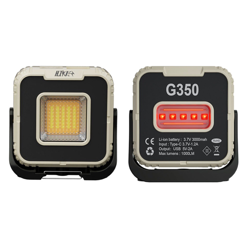 HIKER nuevo G350 campamento al aire libre iluminación que acampa luz COB mantenimiento luz de trabajo fuerte magnético multifuncional