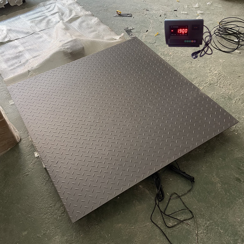 昆明3吨电子地磅 可连接无线网络小地磅 1.2x1米碳钢地磅