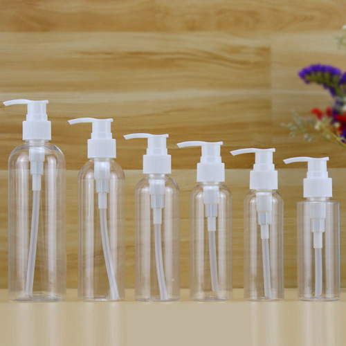 500ml hand sanitizer bottle transparent pet plastic bottle lotion refill bottle shampoo shower gel bottle empty bottle