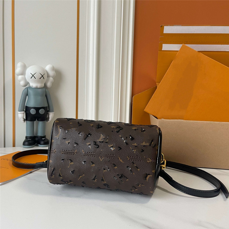 Nueva bolso de cuero de mujer bolso de mano gran flash speed20 bolso de almohada de Boston bolso de hombro de moda bolso mochila