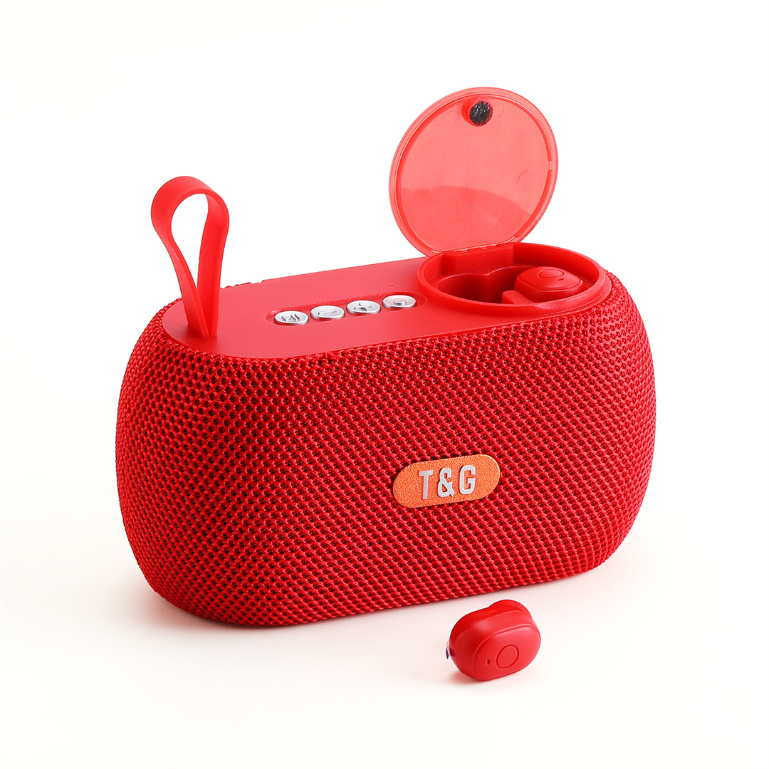 TG810 auriculares bluetooth al aire libre altavoces 2 en uno dos auriculares estereo FM computadora móvil mini estéreo universal