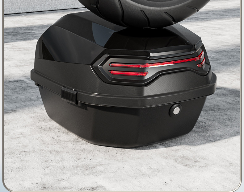 Suitable for Electric Vehicle Motorcycle Trunk Large Capacity Waterproof Wear-Resistant Durable Anti-Fall Electric Vehicle Storage Trunk