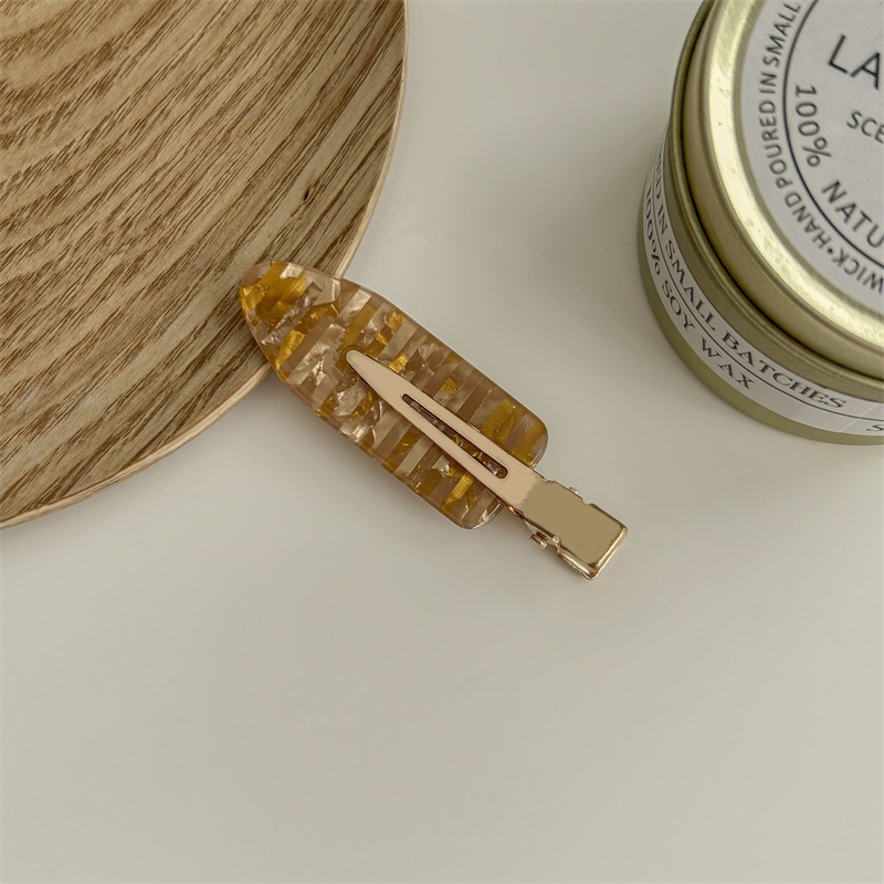 Pin de cabello sin marcas para mujeres verano cabello lateral roto pin de frisa tocado de lavado de la cara maquillaje de máscara de boca de pato image 9