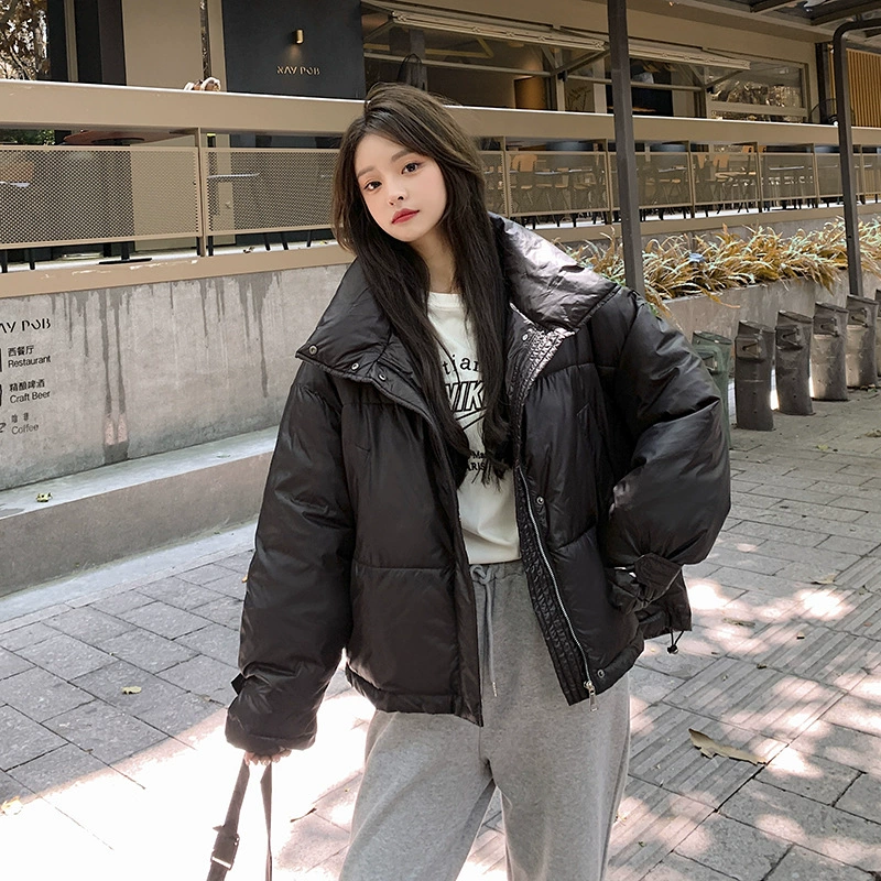 Пуховая хлопковая одежда женская короткая 2022 новая зимняя куртка Joker с хлопковой подкладкой пальто прилив внешней торговли оптом