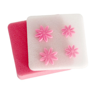 2Pcs Colorfulful Fondant Sugar Flower Drying and Shaping Mat Sponge Mat Fondant Drying Mat Foam Mat DIY Baking Square