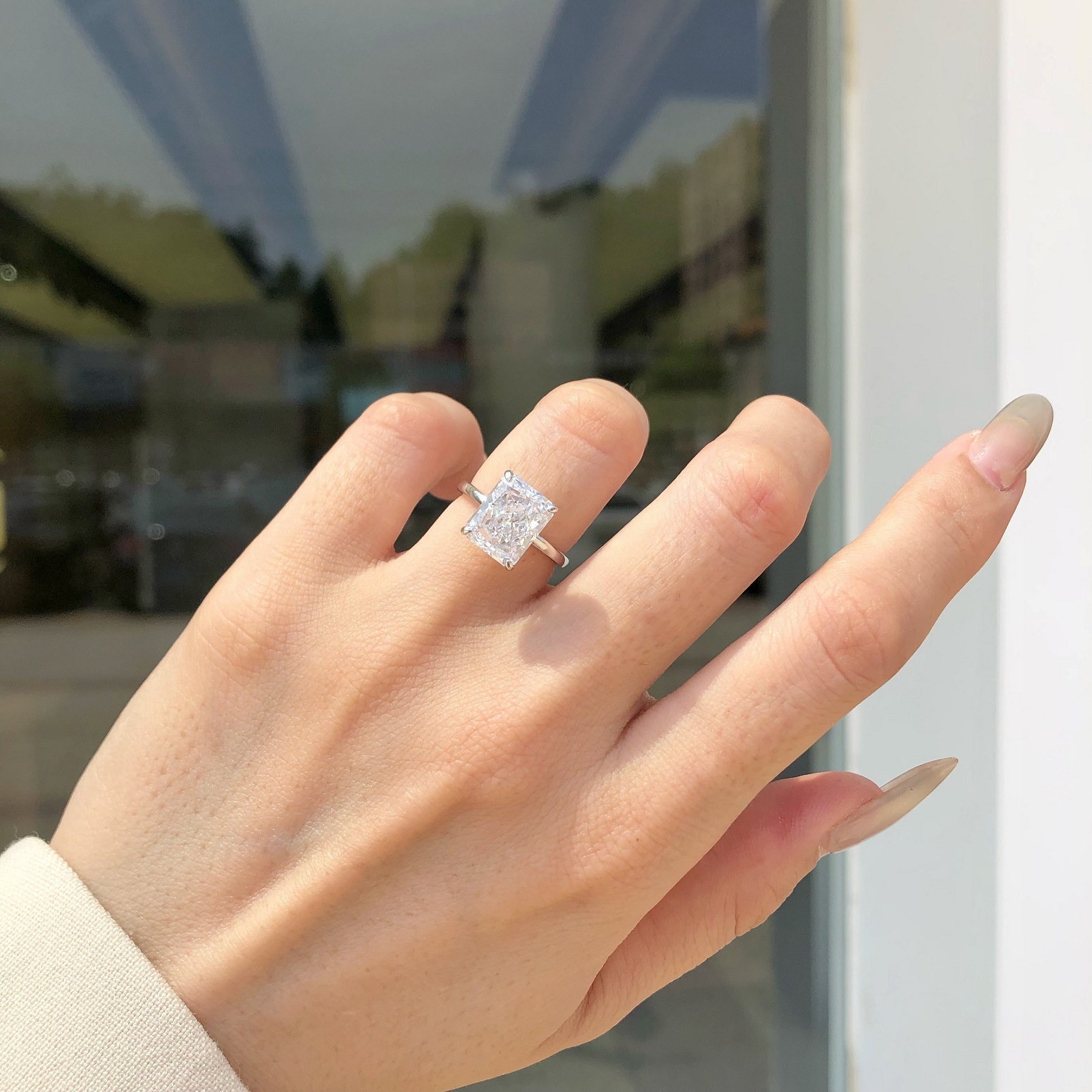 6g Weight Zircon Inlay Material Rings Classification 5, 9 Ring Size 1 Piece Quantity Holiday, Daily Occasion 925 Sterling Silver Material Geometric, Heart Shape Pattern Women's Gender Plating, Inlay Design Elegant Style 925 Sterling Silver Zircon Geometric Heart Shape Rings 28