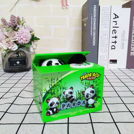 新款卡通可爱创意偷钱猫存钱罐吃钱电动熊猫储蓄罐礼物礼品跨境