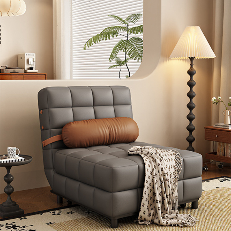 Sofá cama multifuncional de doble propósito, balcón de la sala de estar, apartamento pequeño, doble individual plegable