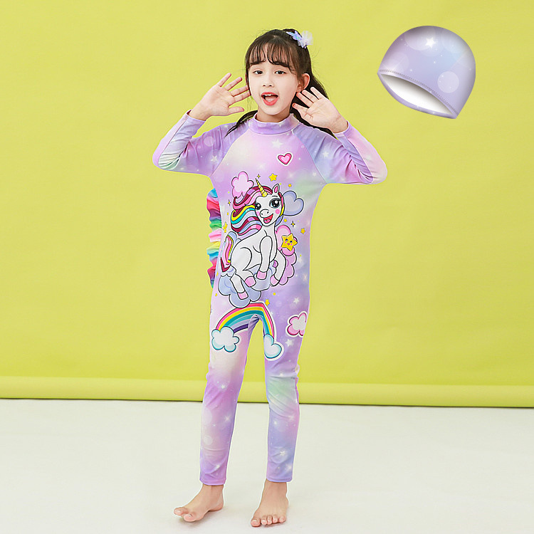 Trajes de baño para niños, tallas pequeñas a grandes, trajes de baño de una pieza con dibujos animados para bebés, estudiantes, aguas termales, trajes de baño de secado rápido para bebés y niños pequeños.