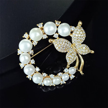 Style Simple Lune Le Cuivre Femmes Broches display picture 6