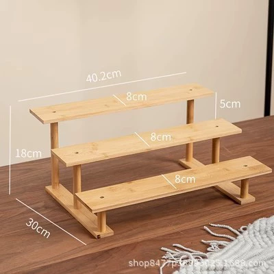 3-layer 40cm long trapezoidal storage rack