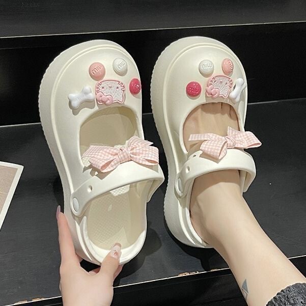 Nurse Fashion Net Infrared Wear Shoes with Shoes and Shoes for Women Summer Cute Beach Kitten KT Slippers Nurse Fashion Net Infrared Wear Shoes with Shoes and Shoes for Women Summer Cute Beach Kitten KT Slippers
