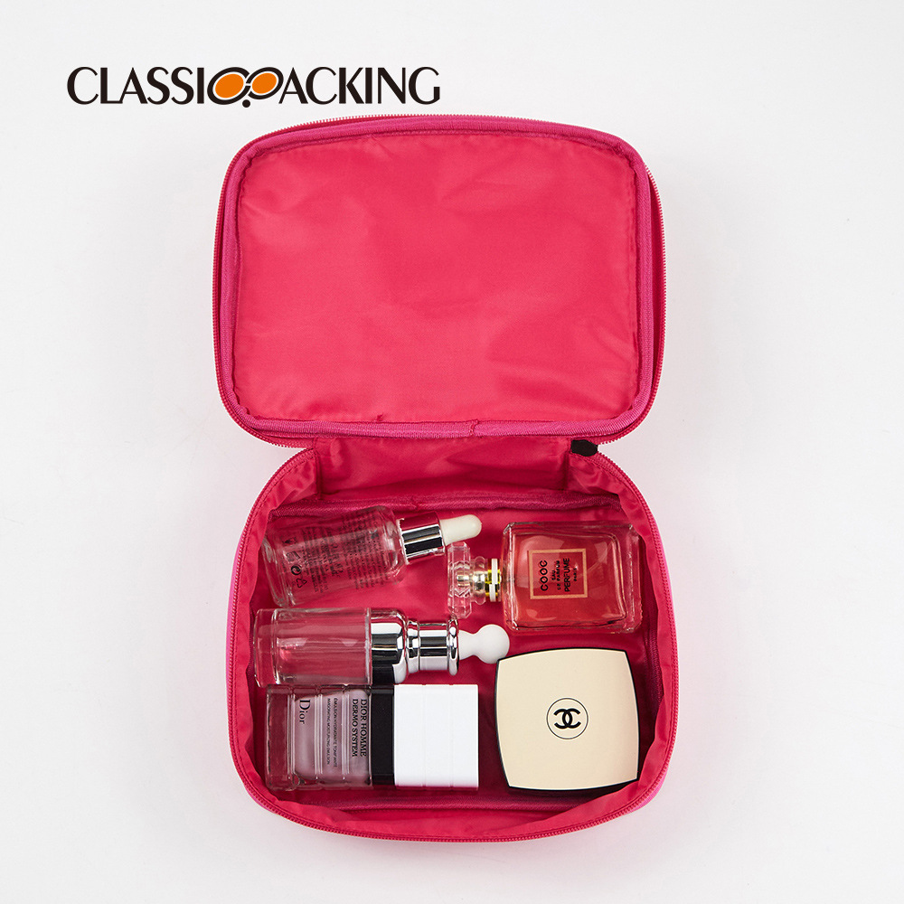 Fábrica al por mayor bolsa de cosméticos transparente de gran capacidad Portátil Bolsa de lavado impermeable multifuncional bolsa de almacenamiento de separación húmeda y seca