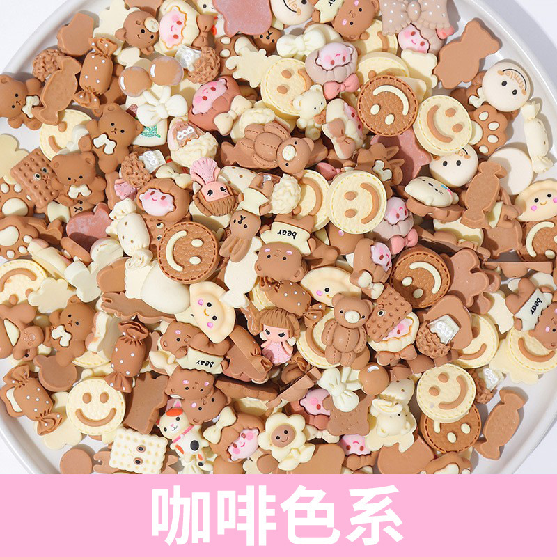 漫画ミックス樹脂クリームゴムdiy材料手作りアクセサリー携帯ケース装飾ヘアピンヘアアクセサリー|undefined
