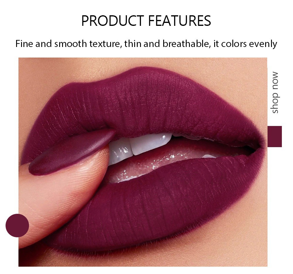 Fit Colors Matte 5-color Lipstick set 5-section matte Velvet brightening Lip gloss Lipstick undefined