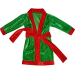 2021新品圣诞娃娃衣服睡袍 娃娃衣服配件工厂直供