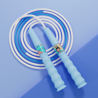 Cuerda de Saltar para Entrenamiento Físico 6100, Cuerda de Saltar para Entrenamiento de Exámenes, Longitud Ajustable, Cuerda de Saltar de Velocidad, Diseño de Tres Secciones Resistente al Viento