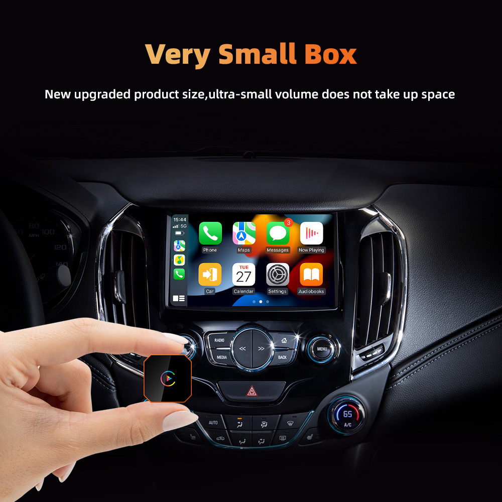 New Hot-Selling Wired-To-Wireless Carplay Box/Android Auto Two-In-One Adapter Car Connectivity Box