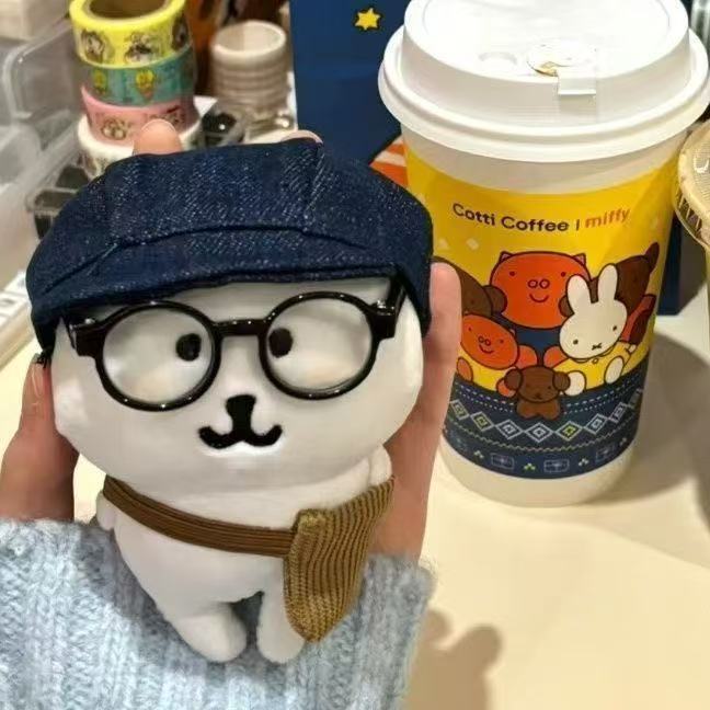 13 センチメートル自虐的なクマのベビー服大同カウボーイハットメガネかわいい綿人形ベビー服安い卒業ギフト|undefined