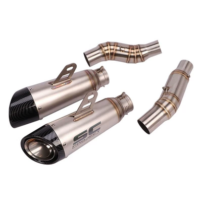 Motorcycle exhaust pipe the motorcycle double-outlet modified - c-2010-2021