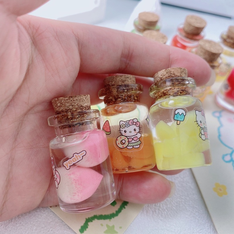 diy奶油胶仿真食玩玻璃瓶水果罐头发夹贴片手作自制挂件树脂配件|undefined