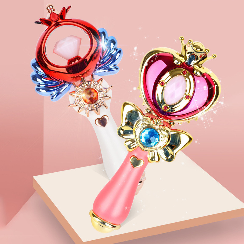 Magic Wand Princess Flash Music Fairy Wand Luminous Magic Wand Scepter Girl Magic Fairy Toy Stall Supply