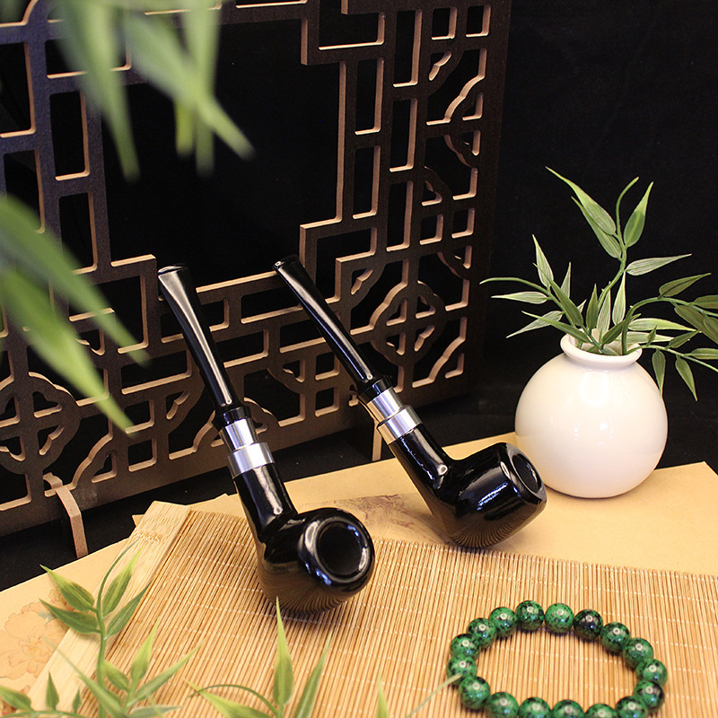 New Straight Beech Wood Painted Army Military Smoking Pipe, Elegant to Play With, Heat-Resistant, No Water Accumulation, Lightweight New Straight Beech Wood Painted Army Military Smoking Pipe, Elegant to Play With, Heat-Resistant, No Water Accumulation, Lightweight