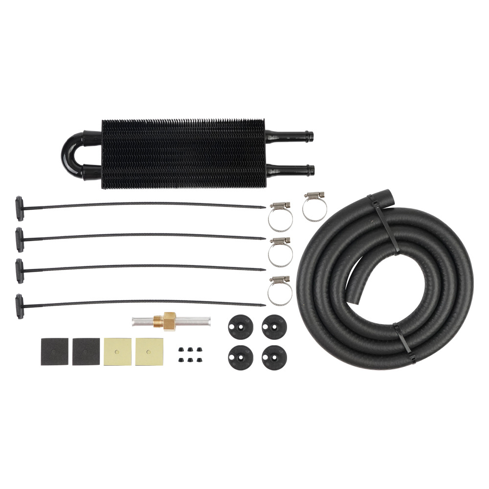 검은 콘덴서 튜브 2 열