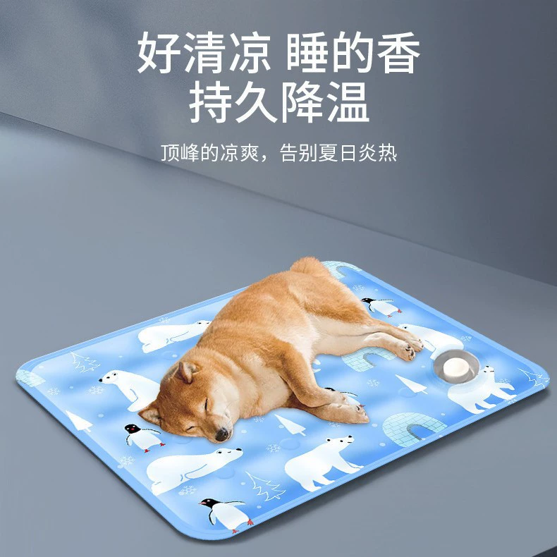 Летняя ледяная подушка, водяная подушка, летняя ледяная подушка для домашних животных, сухой лед, порошок ледяных кристаллов, заполненная водой ледяная подушка для собак, охлаждающая подушка для кошек