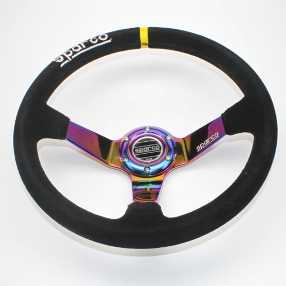 14 inch Sparco Universal Racing Deep Dish Steering Wheel
