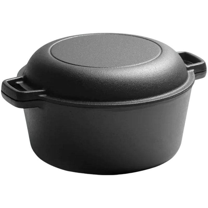 26cm de hierro fundido casero de doble propósito de cocina de