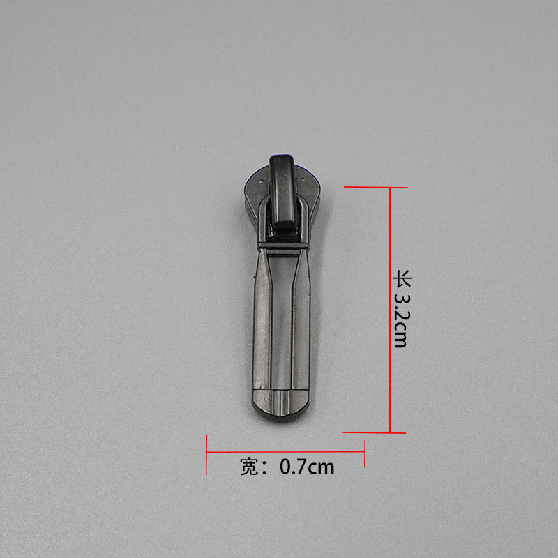 现货胶牙拉链头5号拉链头箱包工作服拉链头配件3#树脂拉链拉扣头|undefined