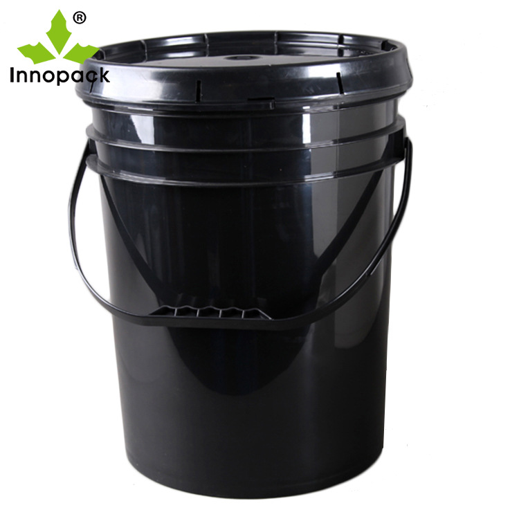 【工厂直销】S-20L黑色工业塑料桶化工桶价格优惠美式标准塑料桶