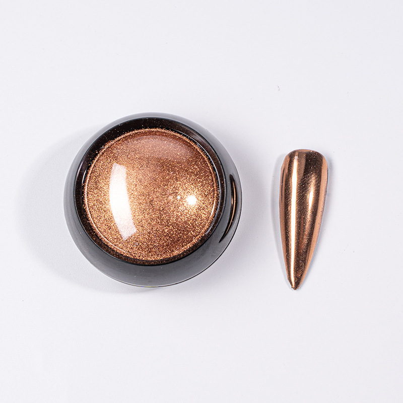 TikTok mismo Rainbow Mirror harina agua ondulación espejo mágico polvo al por mayor En stock suministro transfronterizo de uñas sólido espejo mágico polvo