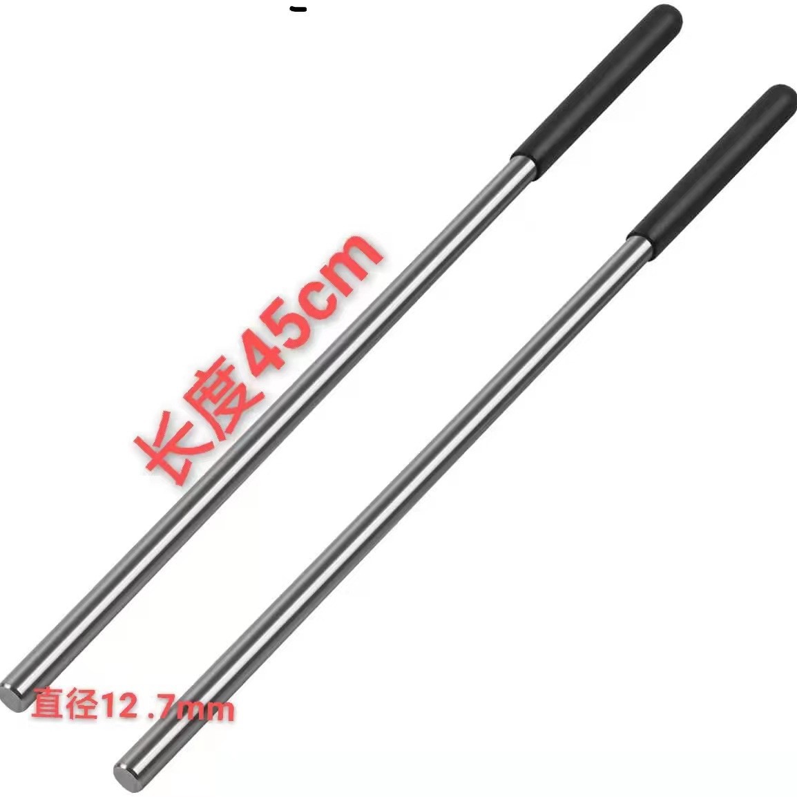 卷帘门弹簧手动扭杆 12.8mm圆钢 黑色塑料把手