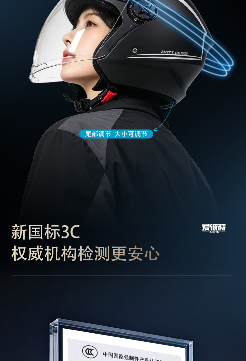 [Cross-border] Cycling Commute Electric Vehicle Helmet, Universal for Women, Warm, 3C Certified Motorcycle Helmet, High-Definition Anti-Fog for Men