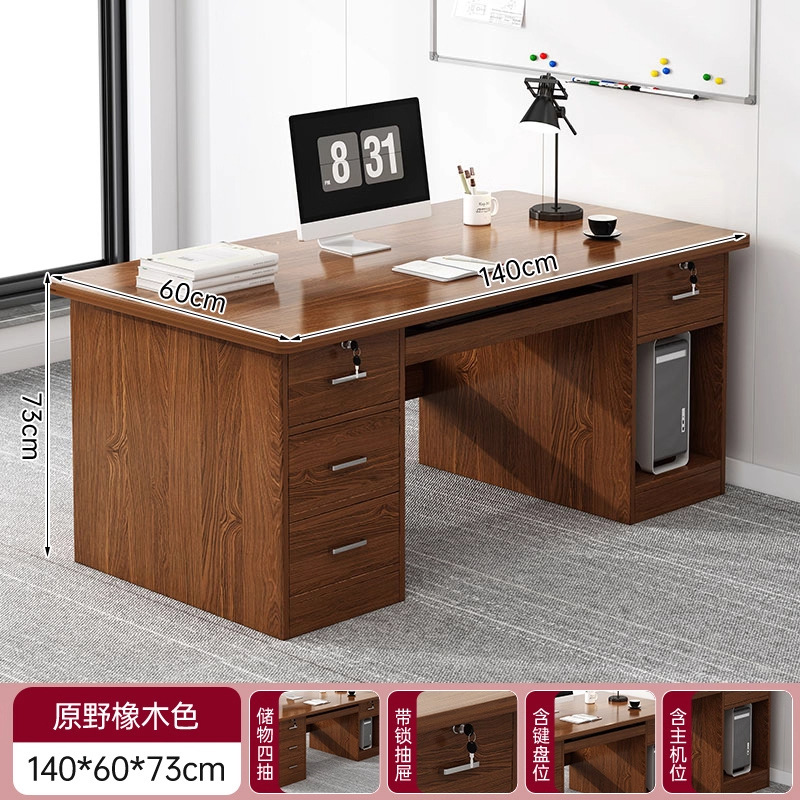 Mesa de computadora mesa de oficina de personal mesa y silla combinación simple mesa de jefe moderna escritorio doble mesa de oficina