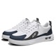 New men's shoes, fashionable and trendy skateboarding shoes, men's casual white shoes, personalized and versatile trendy shoes